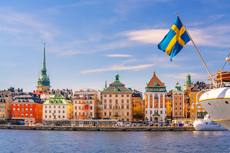 Stockholm Old Town City Skyline, Cityscape Of Sweden