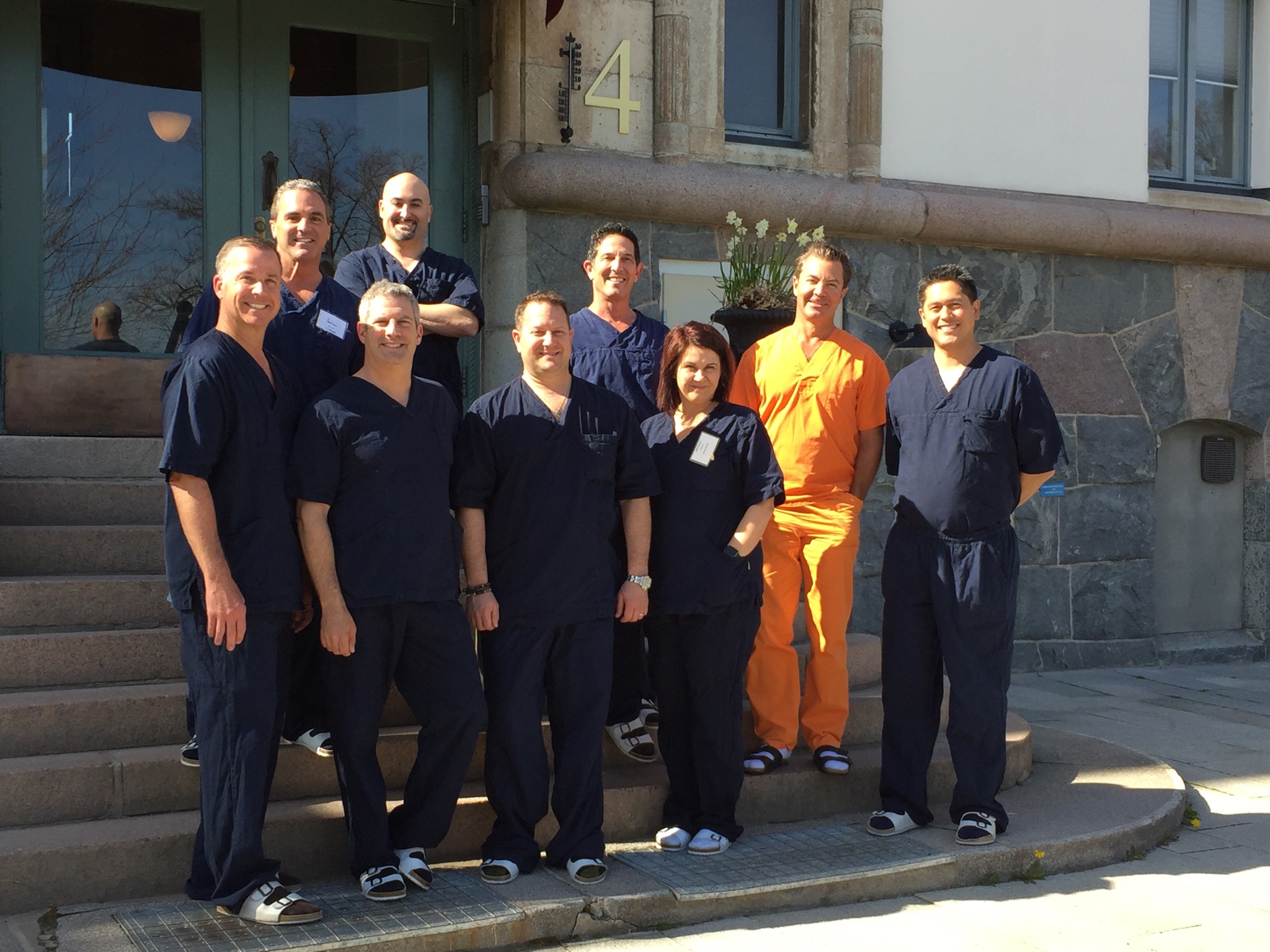 Dr. Robbins Is One Of Four Surgeons Selected To Travel For Training In Sweden! 2 Dr. Robbins With Surgeons In Sweden