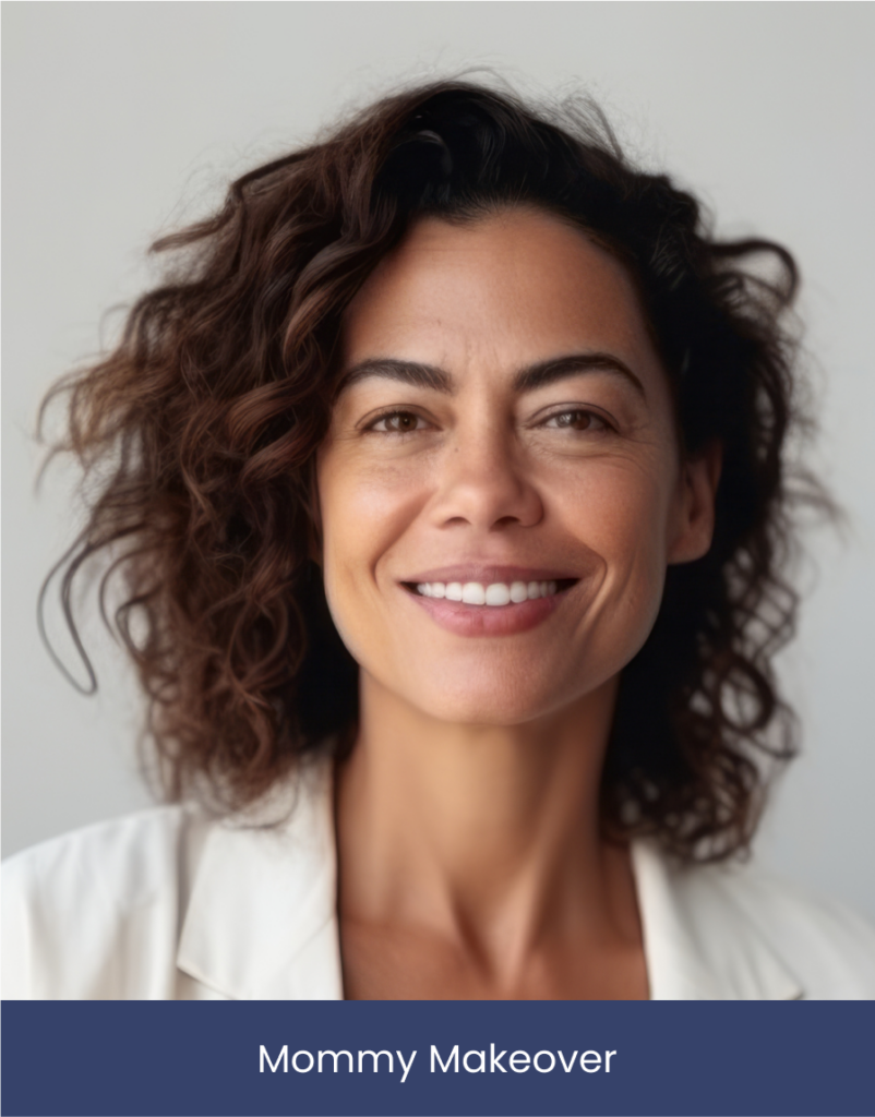 Mommy Makeover Older Smiling Woman