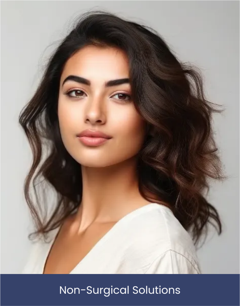 Non Surgical Solutions Stunning Woman With Dark Hair